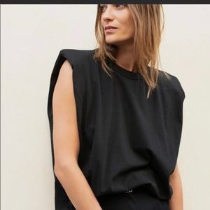Frankie Shop - PADDED SHOULDER MUSCLE T-SHIRT